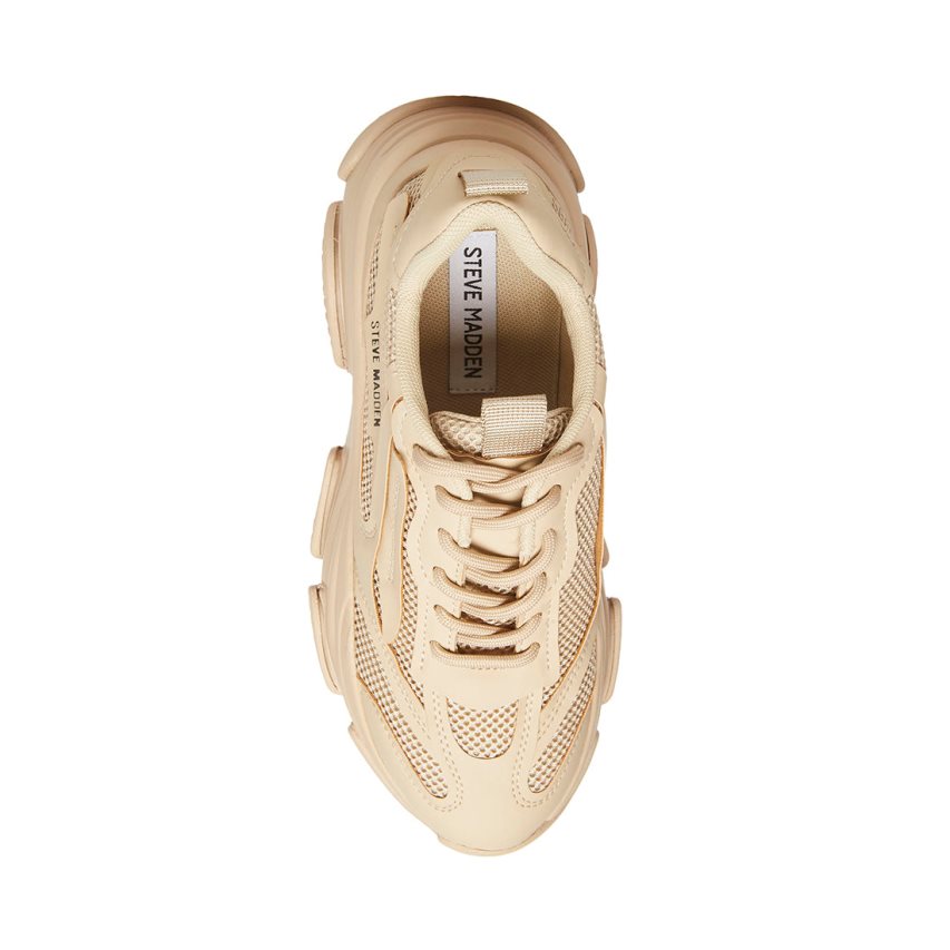 Zapatillas Steve Madden Possession Mujer Beige | ES FQE904